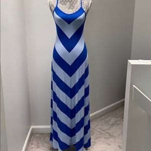 Gap chevron maxi dress